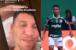 Marcos Rocha atualmente é jogador do Palmeiras