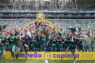 Palmeiras conquistou as duas últimas edições da Copinha (2022 e 2023)