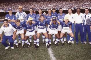 O jovem Ronaldo comandou o time do Cruzeiro na goleada de 4 a 0 sobre o Uberlândia em 1994