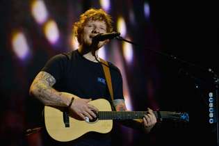 O cantor e compositor britânico Ed Sheeran é um dos artistas solo mais populares da atualidade