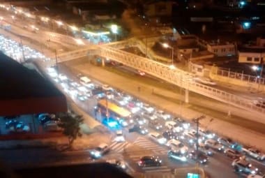 Trânsito ficou lento na região da avenida Cristiano Machado