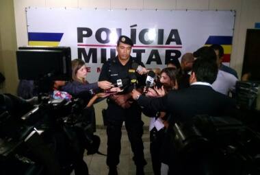 Polícia Militar deu coletiva de imprensa sobre protesto desta sexta