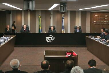 Sessão do TCU para analisar contas do governo Dilma de 2014