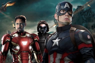 Homem de Ferro (Robert Downey Jr.) e Capitão América (Chris Evans) estão de lados opostos