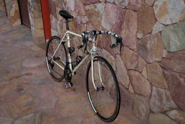 Bicicleta do ator Ramon Brant que foi roubada na avenida no último dia 24 de novembro 