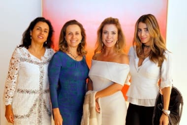 Quarteto de belas: Isabel Gamboa Gangl, Helena Bruzzi, Junia Moreira, Fernanda Farah