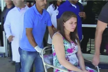 Claudineia dos Santos Melo, 29, foi baleada quando estava grávida