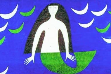 Obra. Quadro “A Sereia”, de Alfredo Volpi, ilustra o outdoor de sua mostra retrospectiva em Mônaco