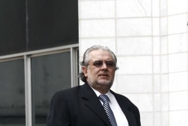 Nélio Brant chega para depor na Justiça Federal sobre o caso  Marcos Valério