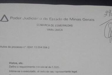 Documento mostra que Justiça deferiu solicitação do Ministério Público