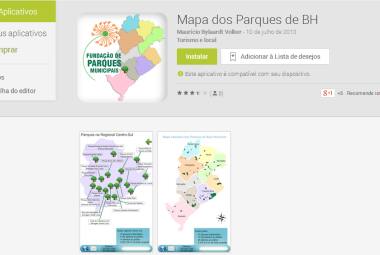 No site da PBH, na página da FPM, os usuários encontram mapas interativos dos parques e cemitérios