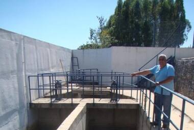 Local onde a água é captada no município de Formiga; nível da água caiu 0,5 m