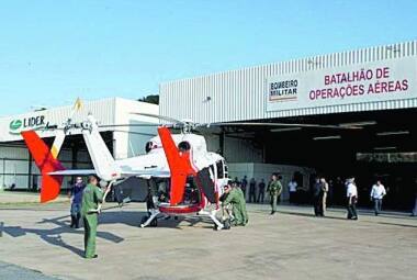 Helicóptero de última geração só foi usado para treinamentos