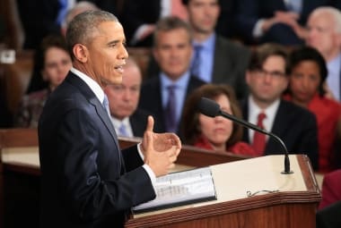 No Congresso, presidente Barack Obama falou ao povo norte-americano na noite de terça-feira (20) em discurso tradicional