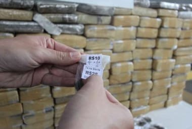 A Polícia Federal registrou recorde de apreensão de drogas, com mais de 256 toneladas de entorpecentes apreendidas pelos agentes em 2013